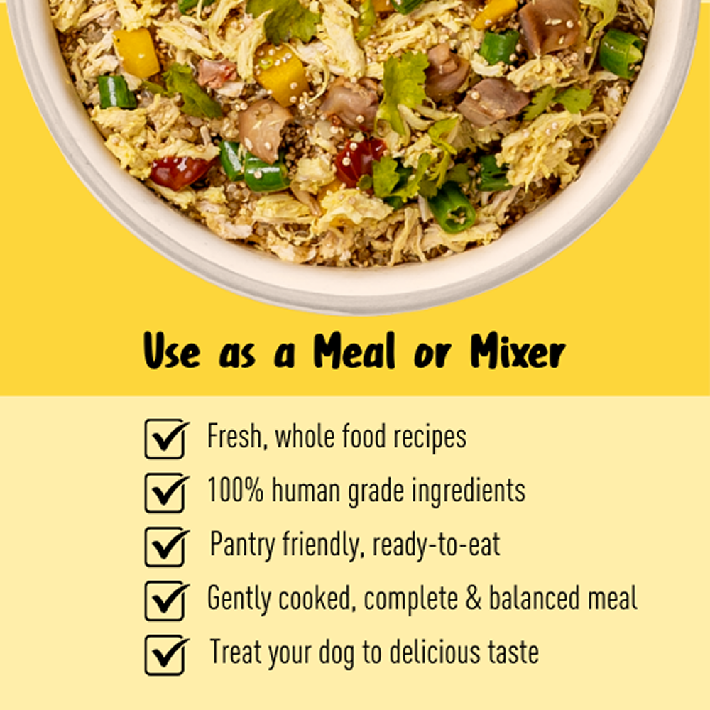 Homiee & Ginger Gluten Free Mini Meals Chicken & Quinoa Fresh Food for Dogs image 6