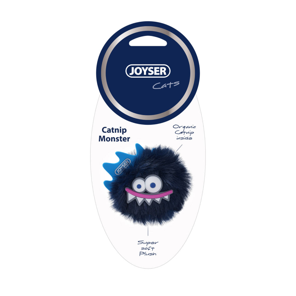 Joyser Cats Monster Plush Toy for Cats (Black)