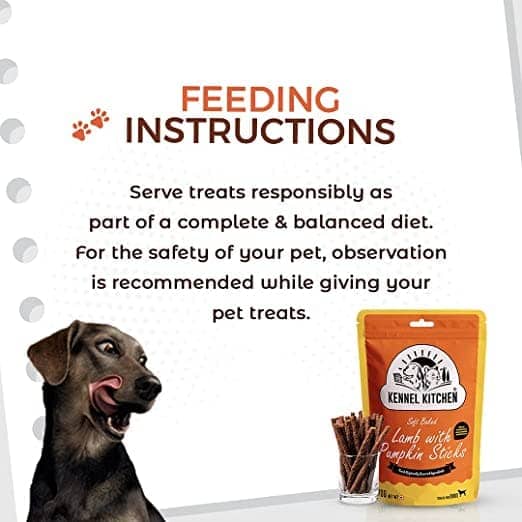 Kennel Kitchen Lamb Sticks with Pumpkin Stick Dog Treats image 2