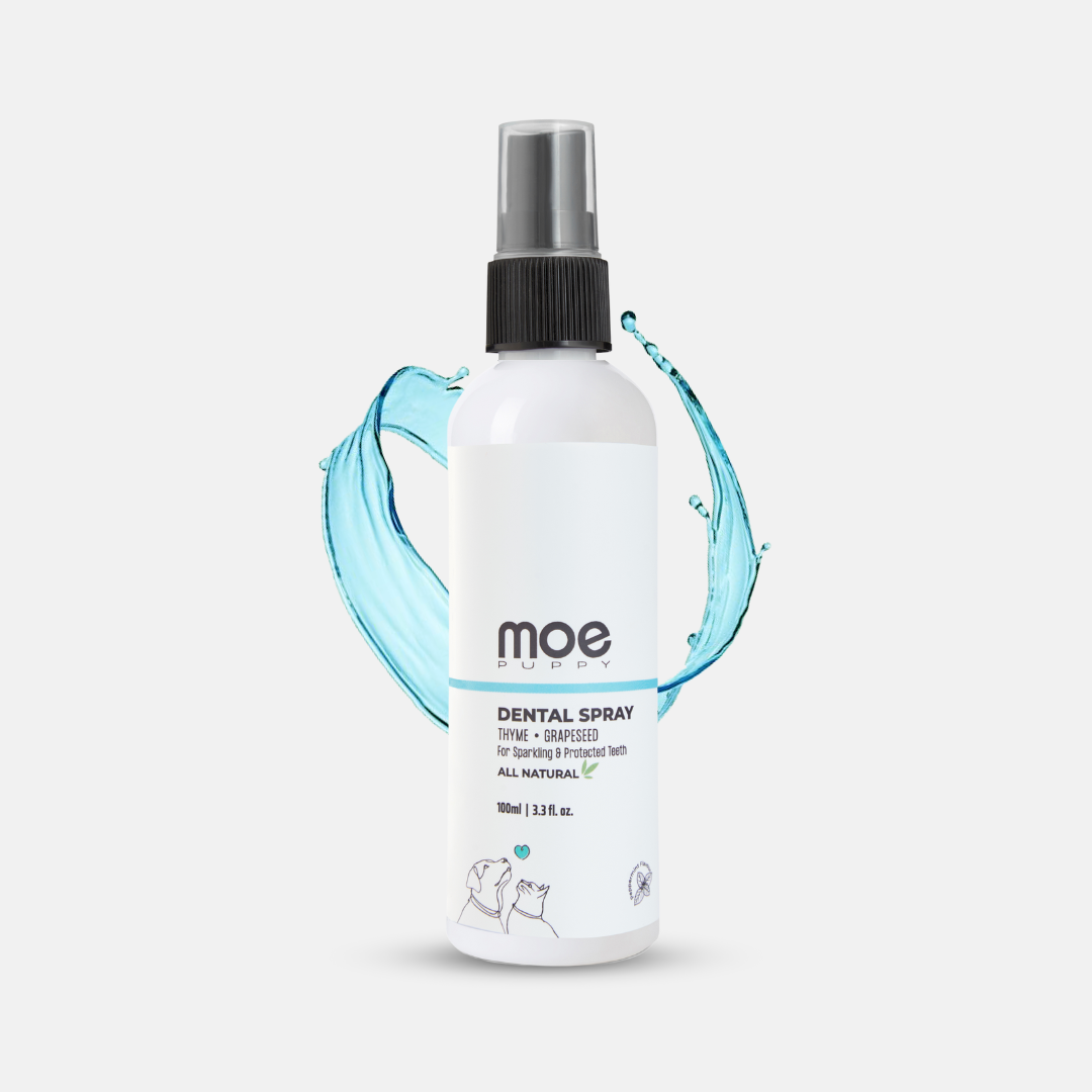 Moe Puppy Thyme Grapeseed Dental Spray for Dogs & Cats