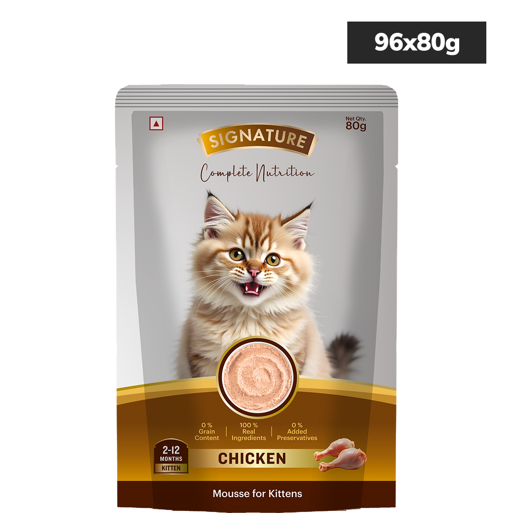 Signature Grain Zero Chicken Mousse Kitten Cat Wet Food image 9