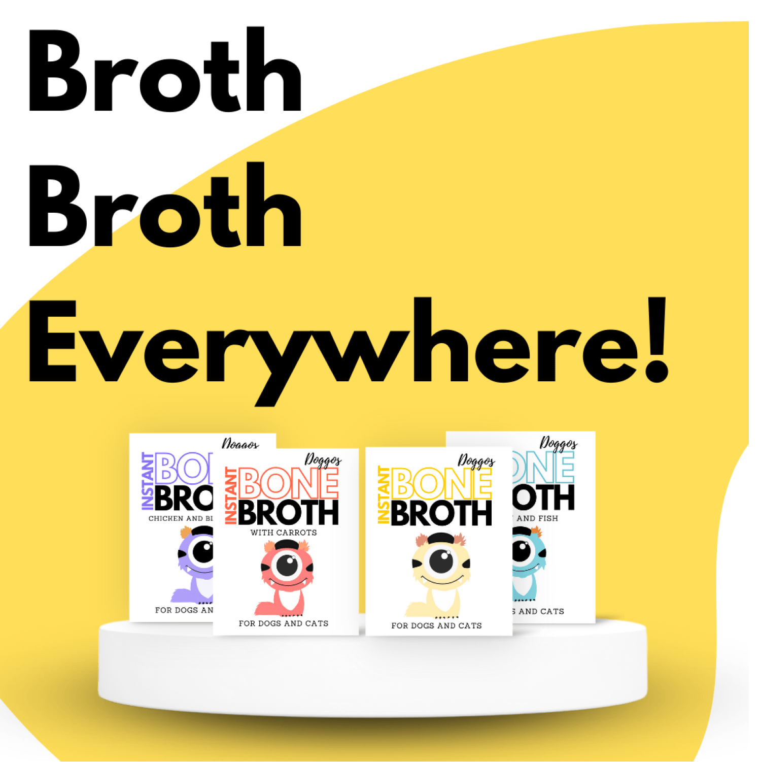 Doggos Bone Broth Every where for Dogs and Cats (4 Flavours) image 2