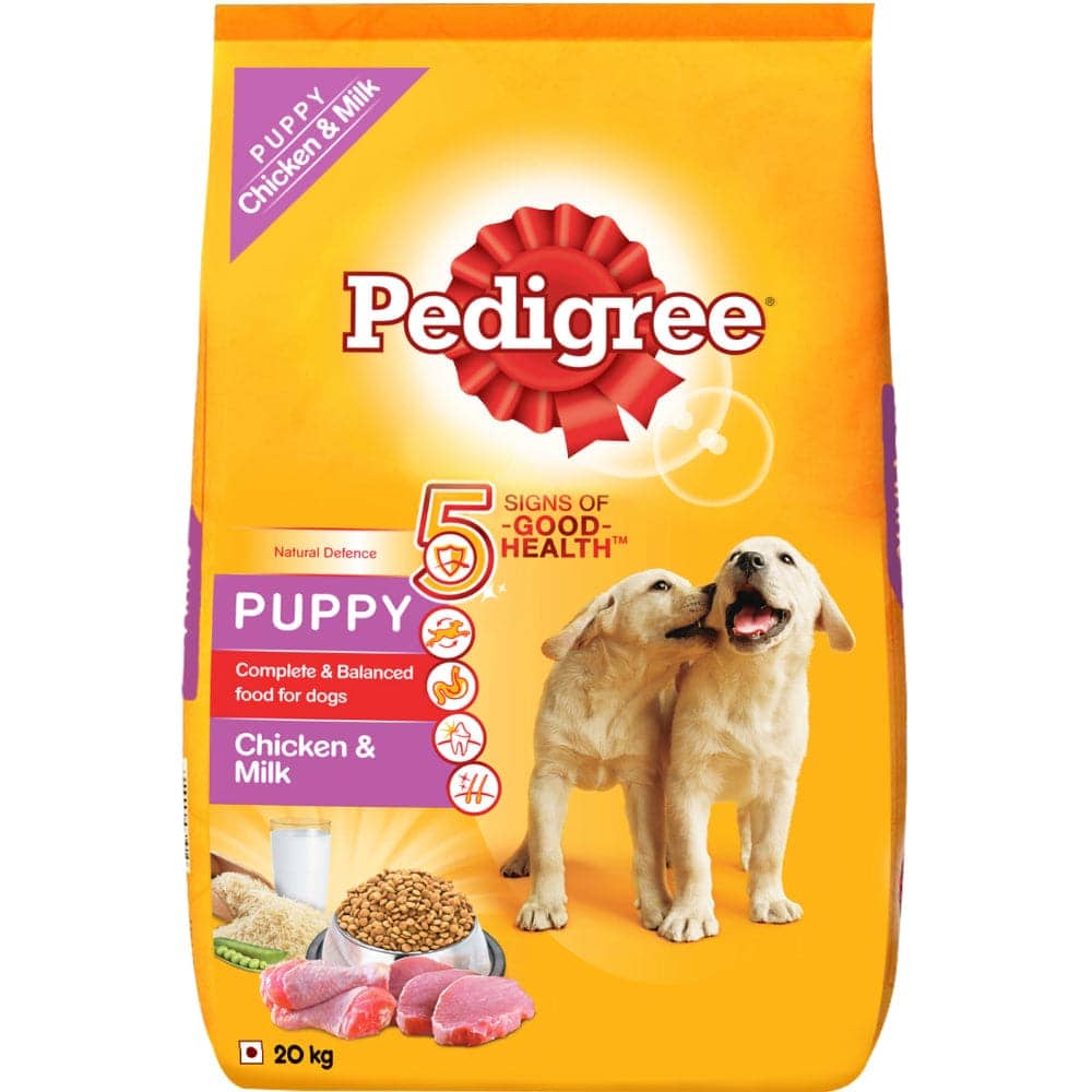 Pedigree Chicken and Milk Dry and Chicken Chunks in Gravy Wet Puppy Food Combo image 2