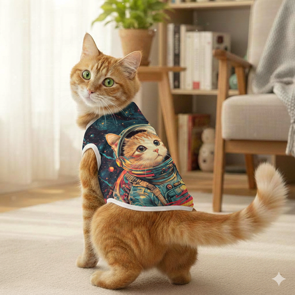 Pets Way Galacticat Tshirt for Cats