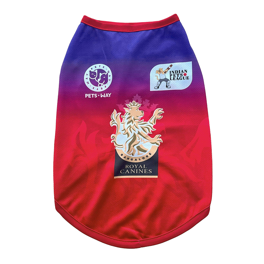 Pets Way Royal Canines Bengaluru Team Jersey Vest for Dogs | Indian Pet League