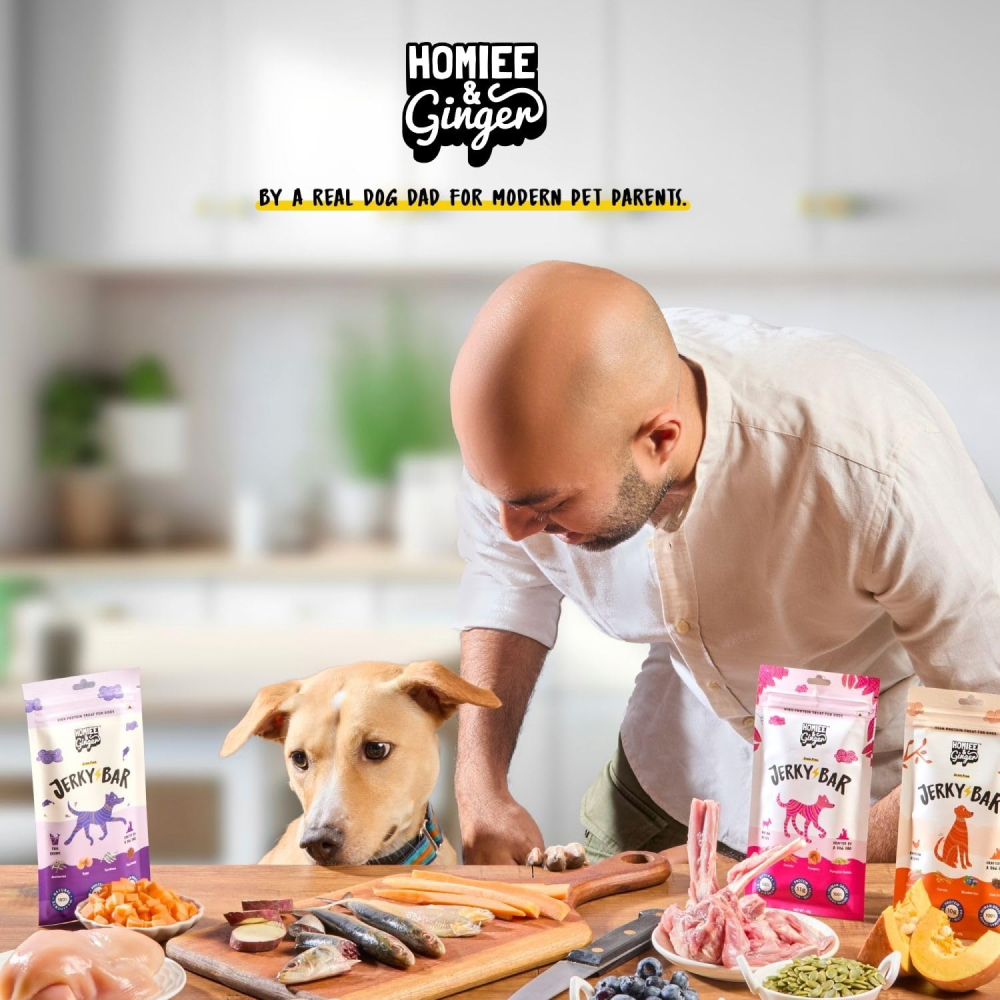 Homiee & Ginger Air Dried Grain Free Mutton Jerky Bar Dog Treats image 10