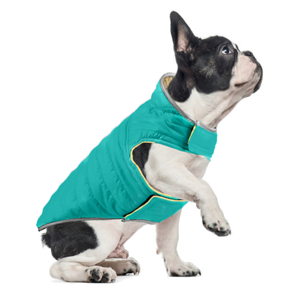 Talking Dog Club Double Trouble Reversible Jackets for Dogs (Blue/Yellow) image 6