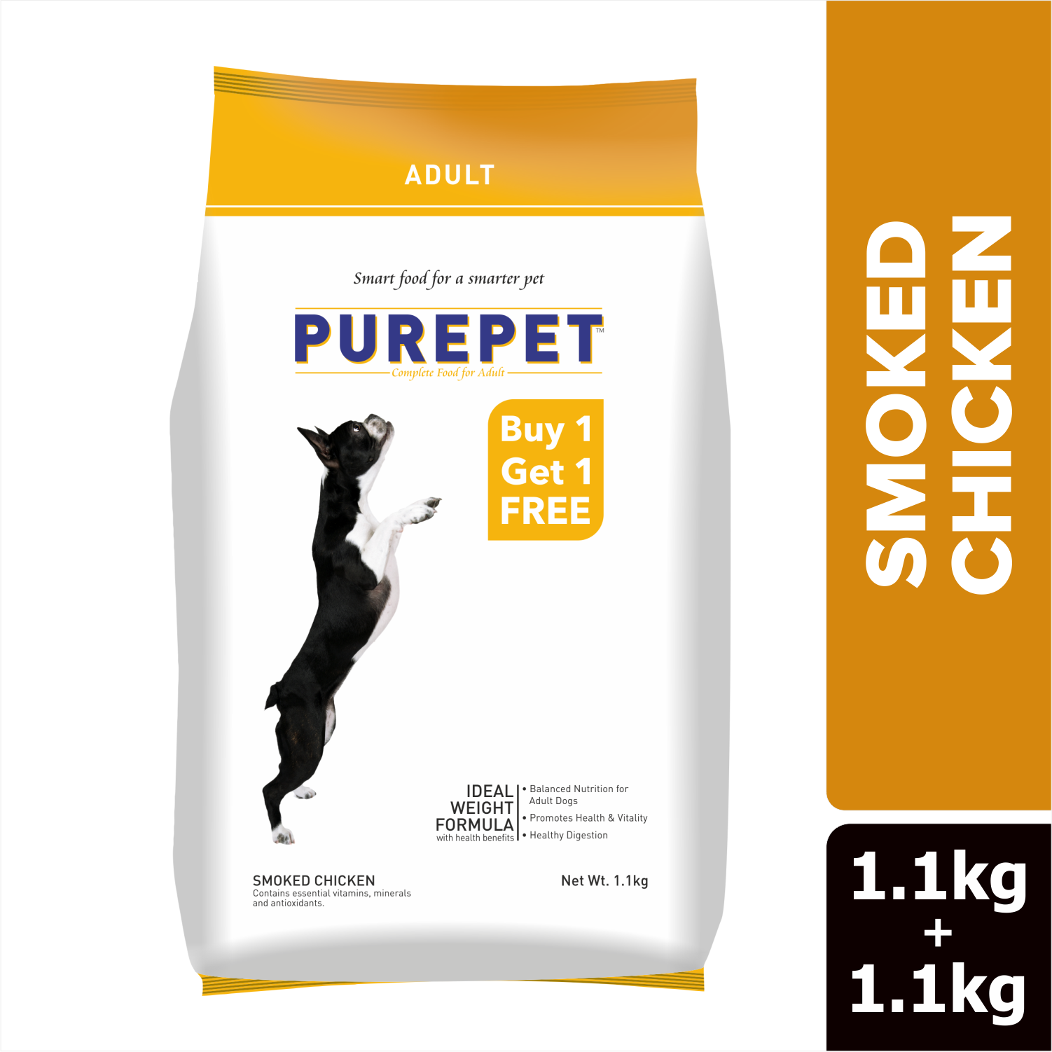 Purepet Smoked Chicken Adult Dry Dog Food image 5