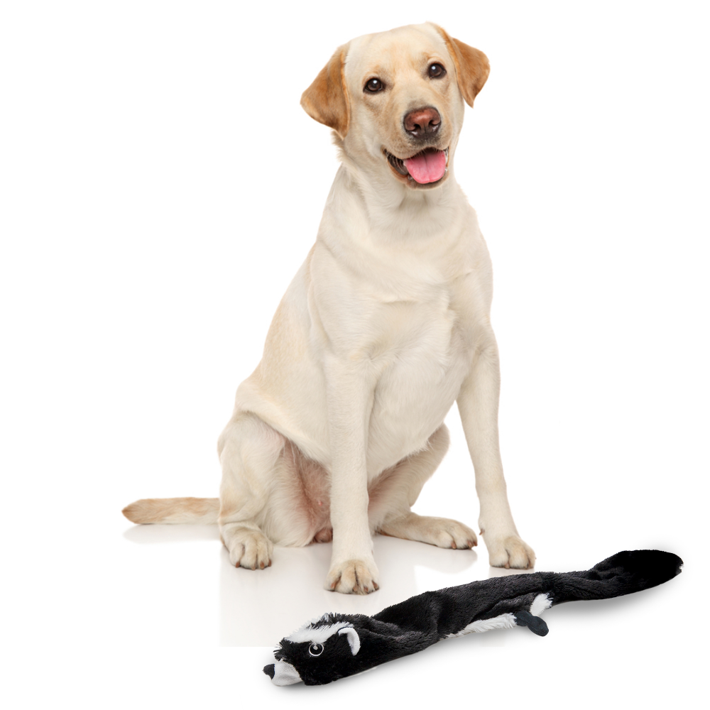 Barkbutler x Fofos Skinneez Skunk Toy for Dogs image 7