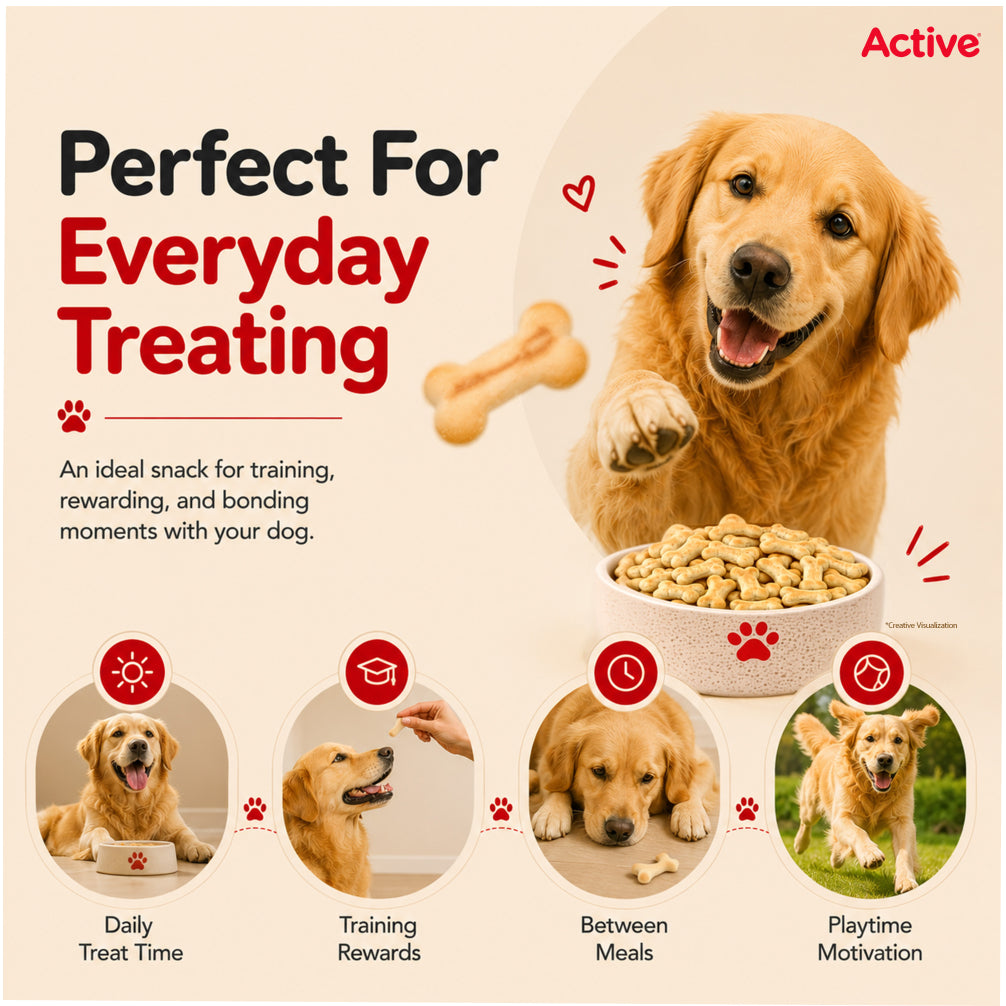 Active Chicken and Vegetables Biscuit Dog Treats (Buy 1 Get 1) image 7