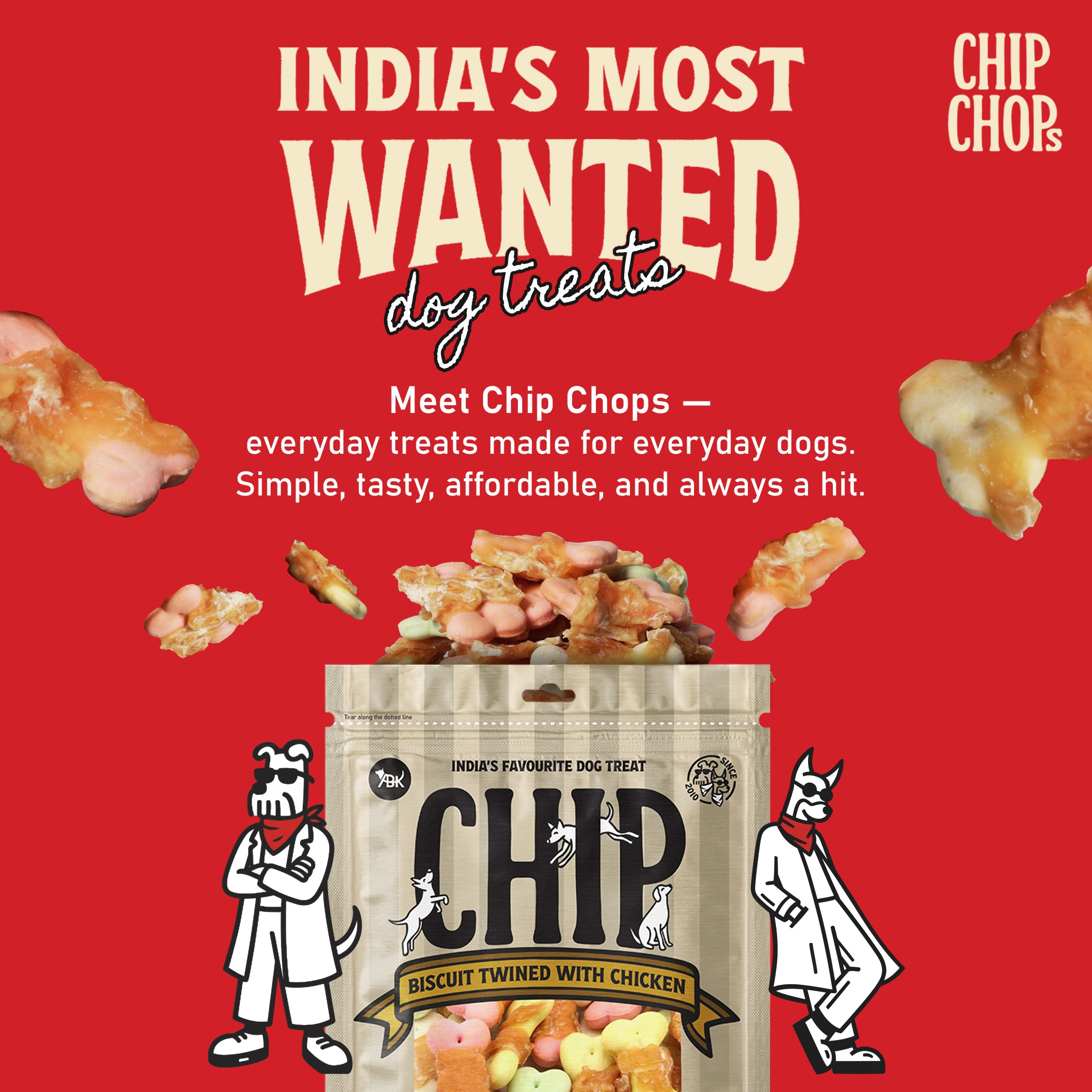 Chip Chops Biscuit Twined with Chicken Dog Treats image 6