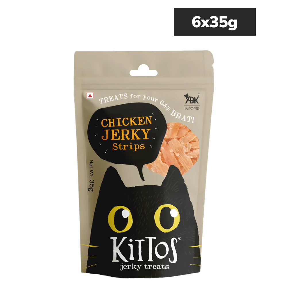 Kittos Purr Fect Chicken Jerky Strips Cat Treats image 8
