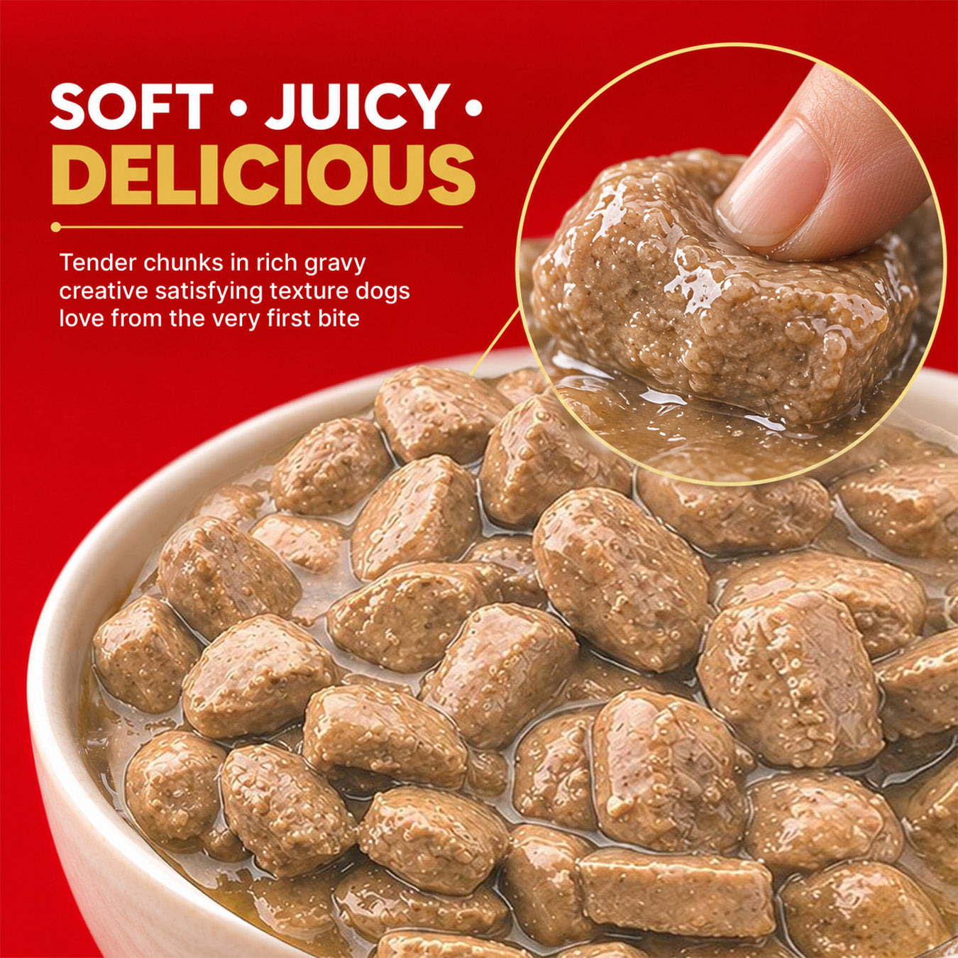 Drools Real Chicken & Chicken Liver Chunks in Gravy Adult Dog Wet Food (60g) image 6