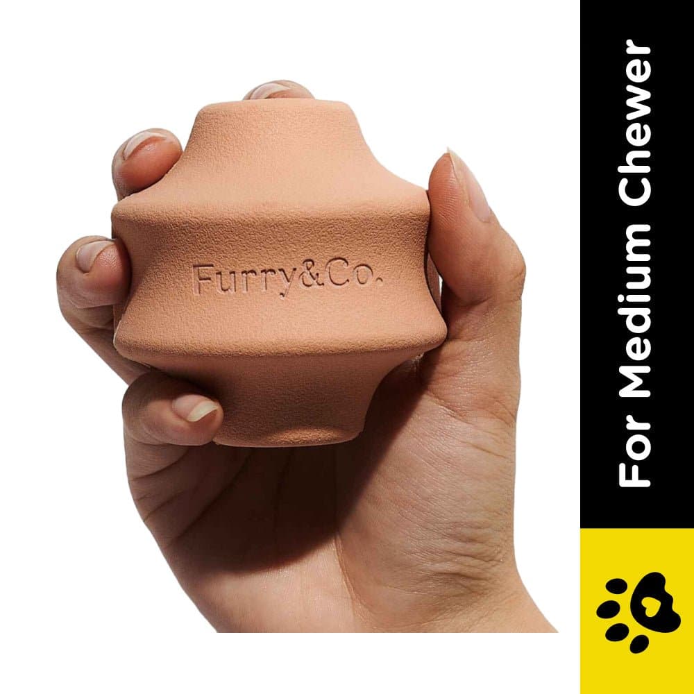 Furry & Co Roller Toy for Dogs (Tan) image 2