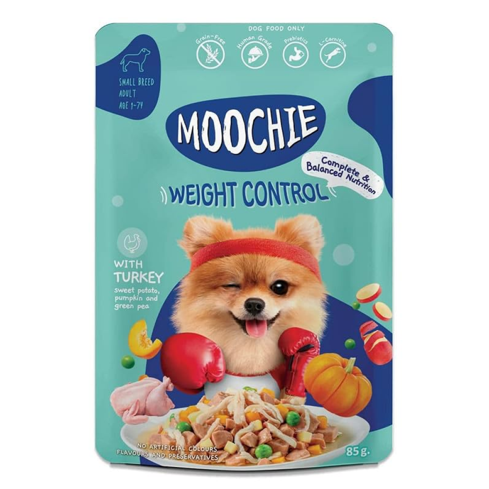 Moochie Weight Control Casserole with Turkey Gravy Adult Dog Wet Food