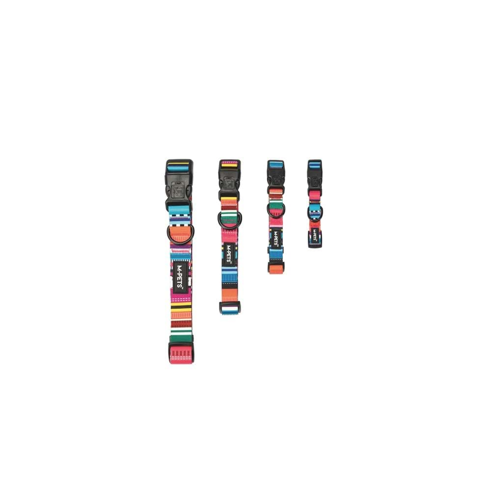 M Pets Urban Style Jazz Stripes Collar for Dogs image 3