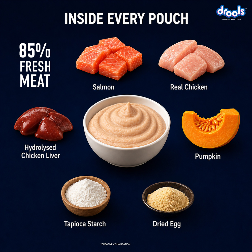 Drools Salmon Mousse Kitten Cat Wet Food image 4