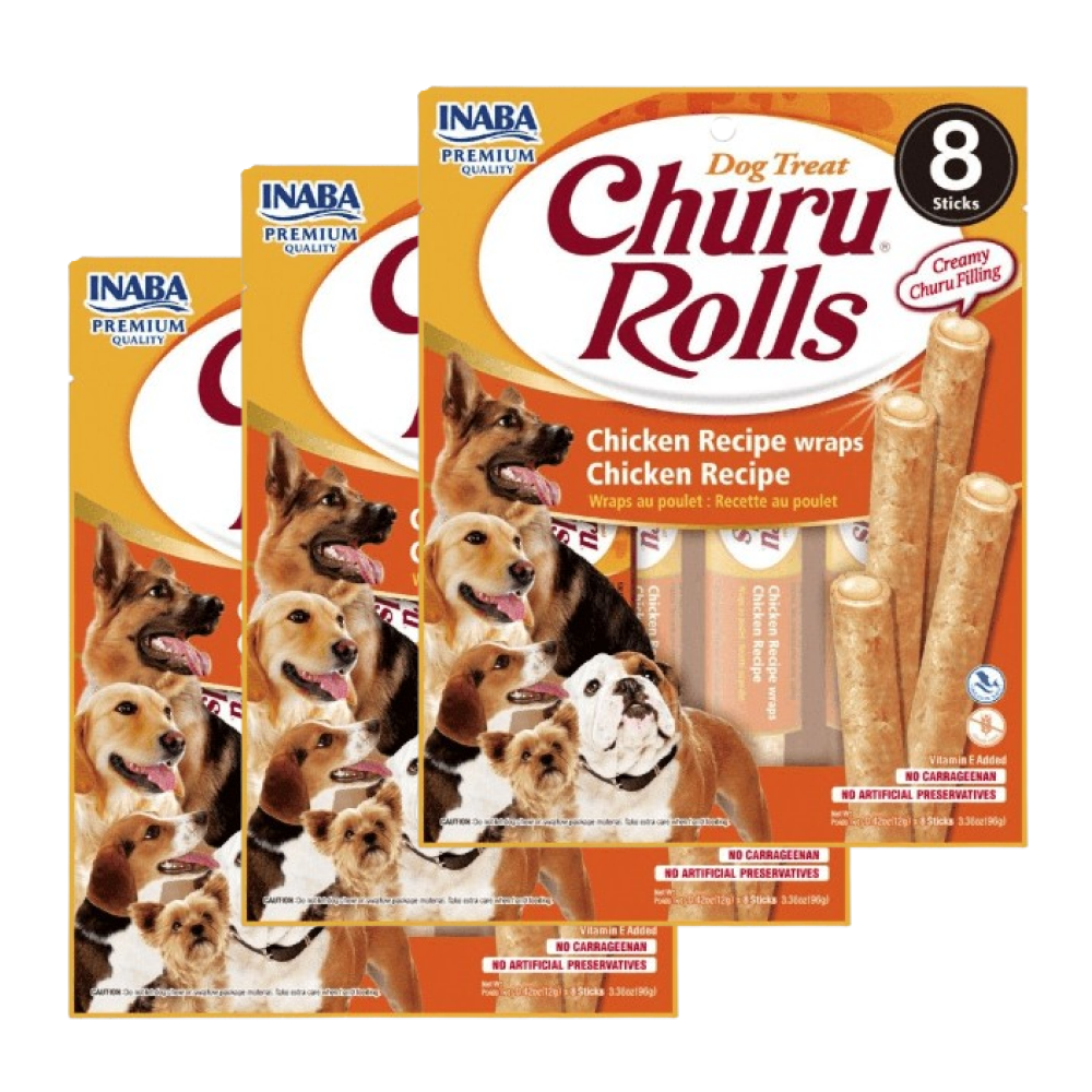 INABA Churu Roll Chicken Recipe Wraps Chicken Recipe Dog Treats image 8