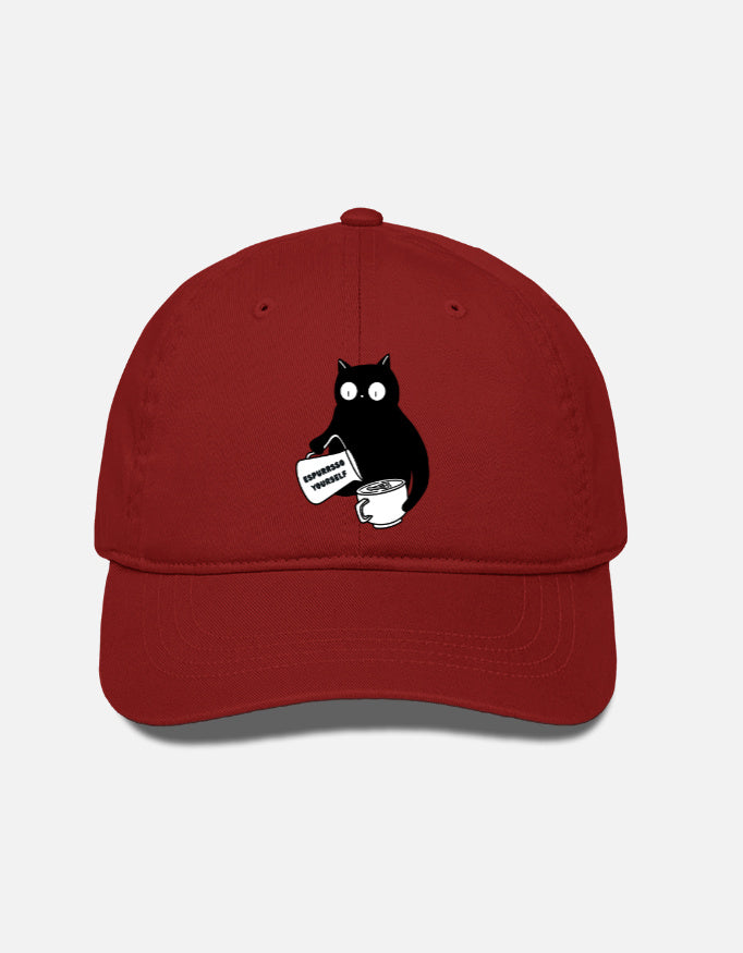 EverythingBoho Cat Barista BaseBall Cap image 4
