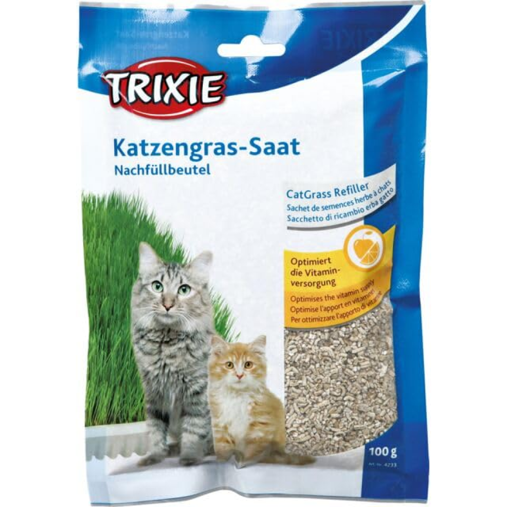 Trixie Organic Soft Grass Bag for Cats
