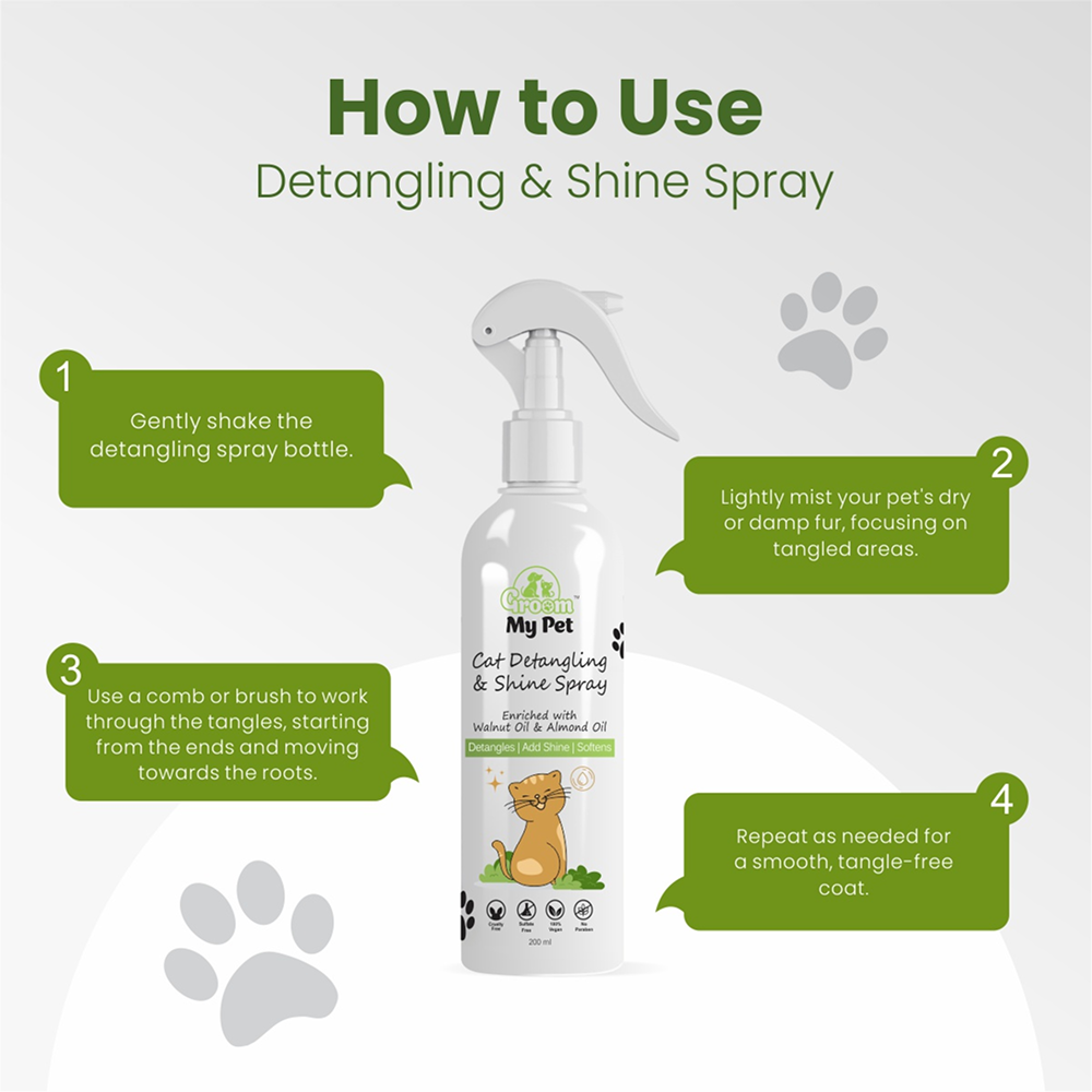 Groom My Pet Detangling and Shine Spray for Cats image 5