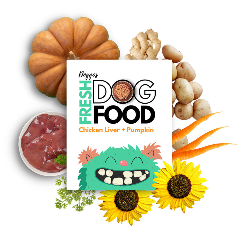 Doggos Chicken and Pumpkin Real Fresh Dog Wet Food (200g) image 3