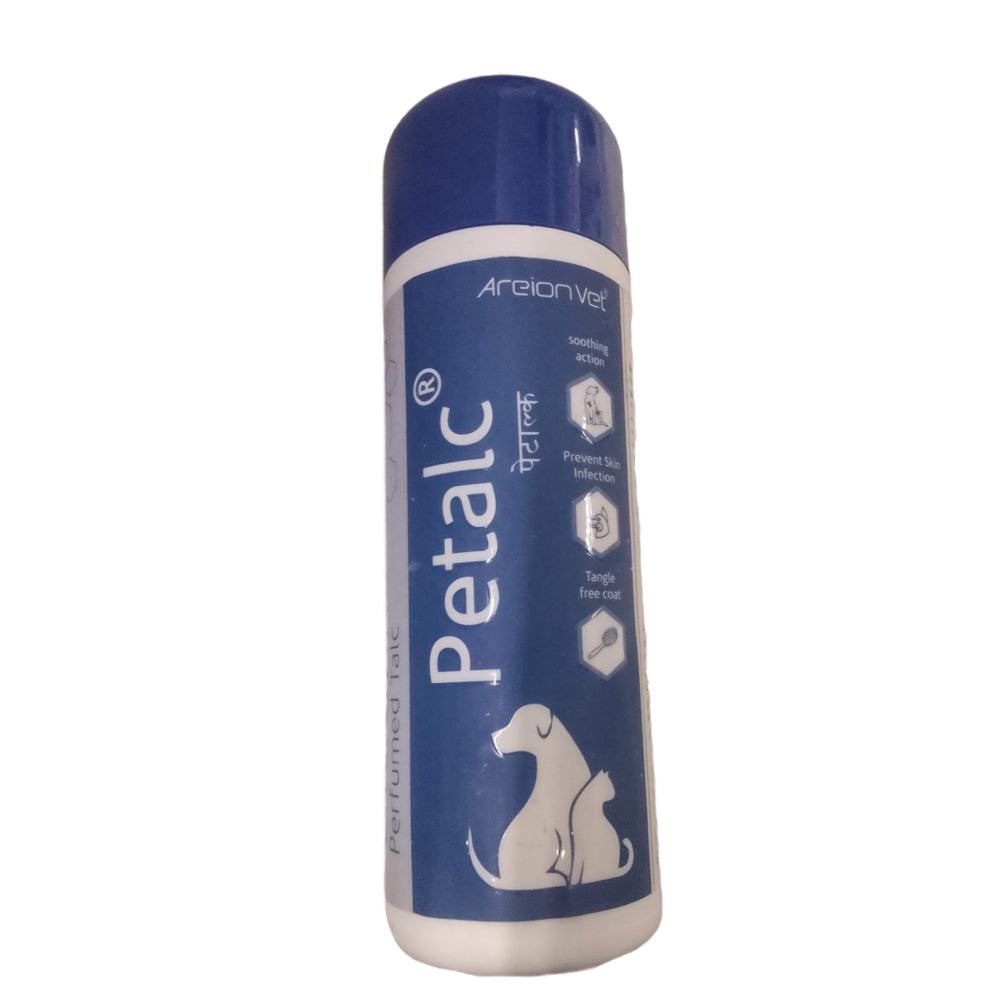 Areion Vet Petalc Ultrafine Talc for Dogs and Cats