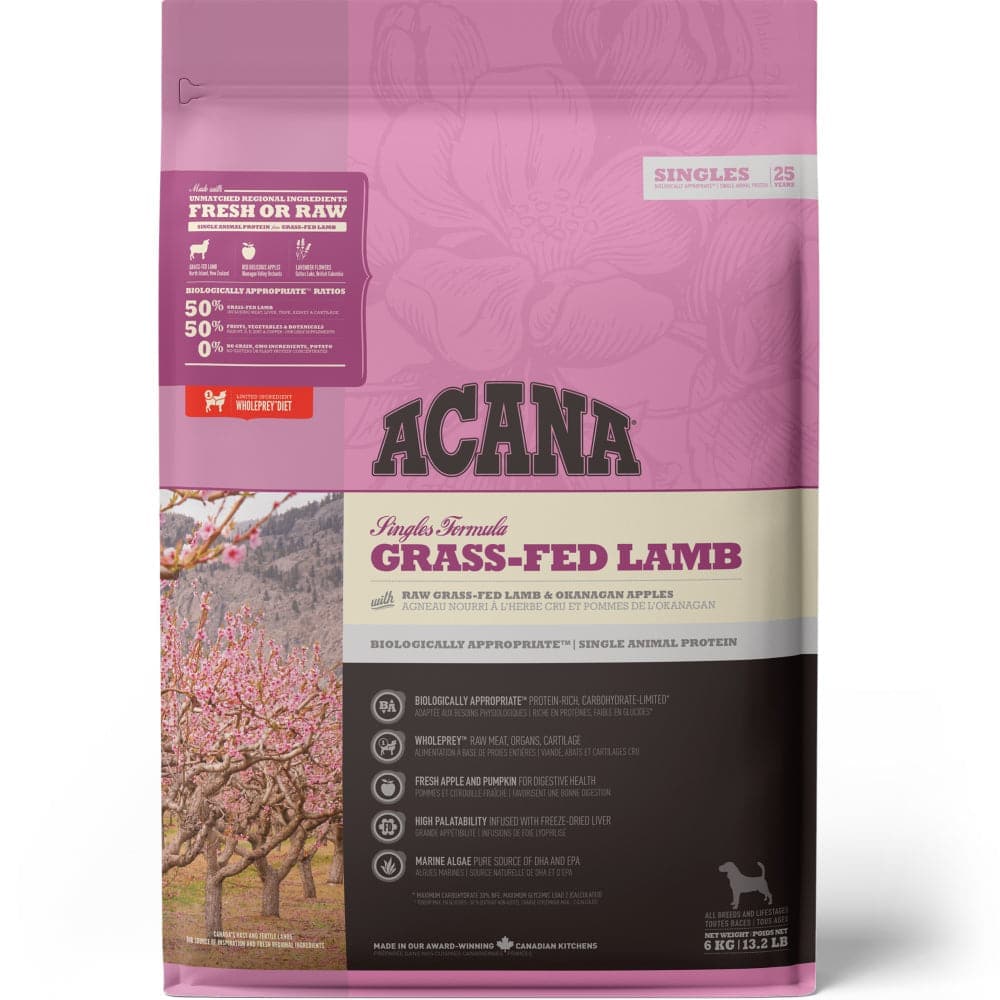 Acana Grass Fed Lamb Dog Dry Food (All Breeds) image 2