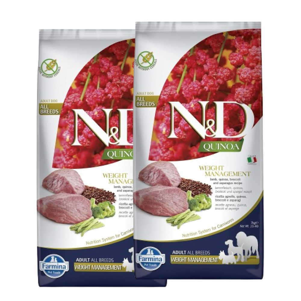 Farmina N&D Quinoa Weight Management Grain Free Medium & Maxi Adult Dog Dry Food image 3