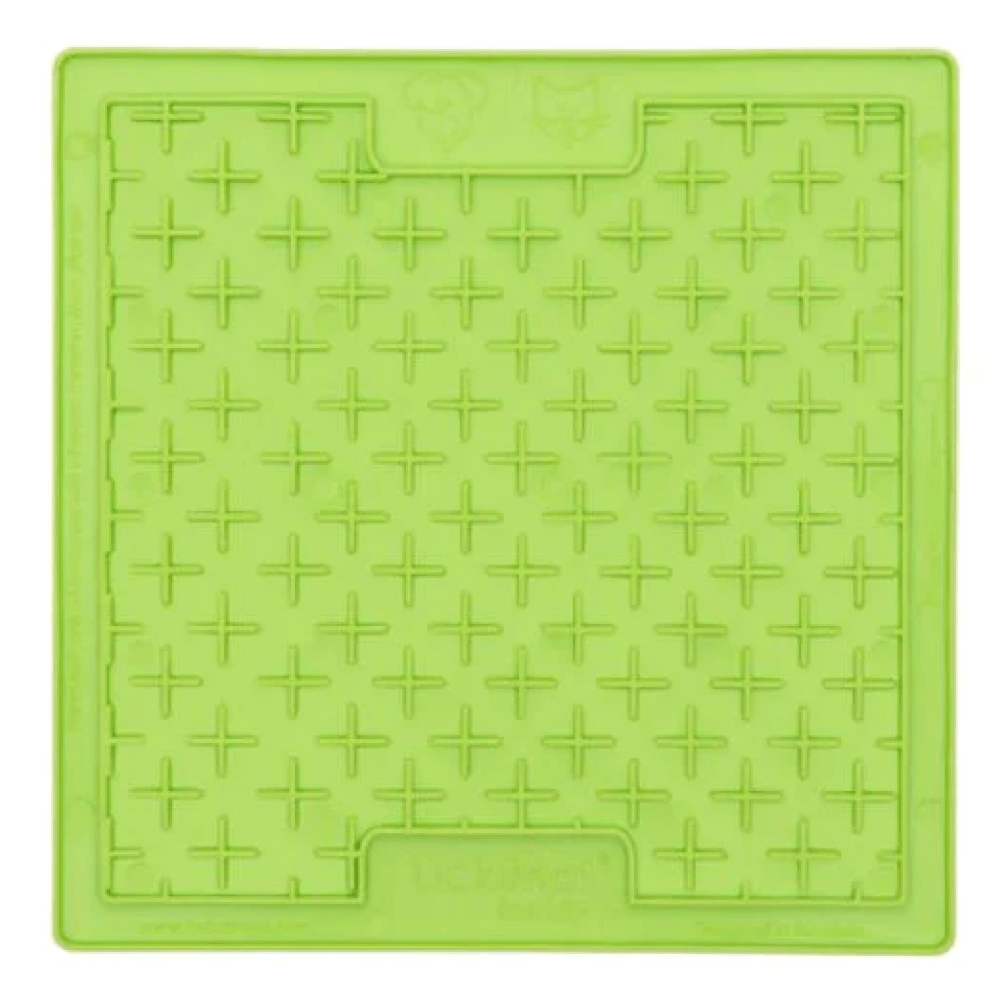 LickiMats Classic Buddy Slow Feeder for Dogs and Cats (Green)