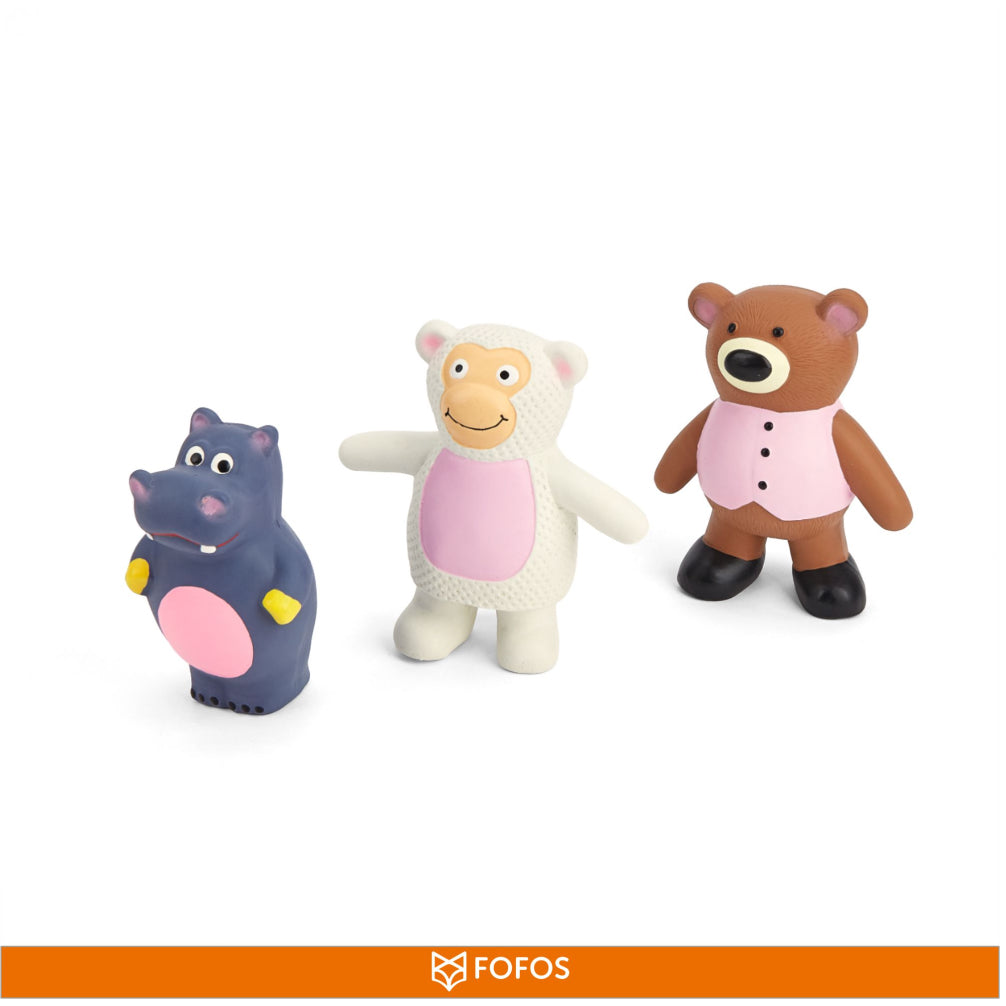 Fofos Hippo Shaped Latex Toy for Dogs image 9