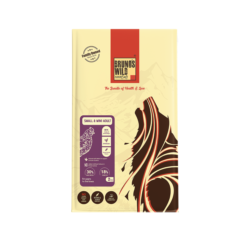 Bruno's Wild Essentials Small and Mini Adult Dog Dry Food