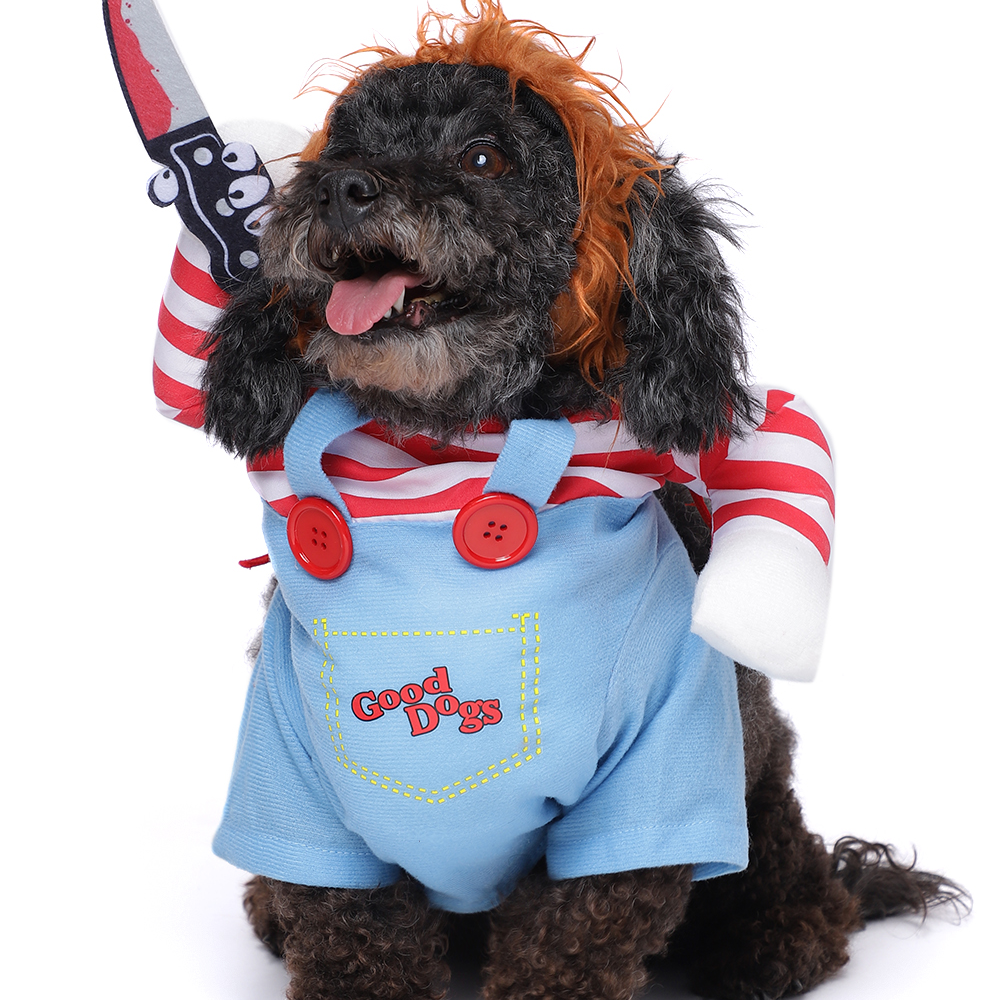 The Happy Lots Chucky Costume for Dogs image 1
