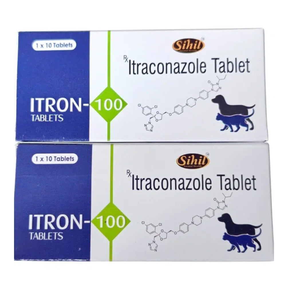 Sihil Itron 100mg Tablets (Itraconazole) for Dogs and Cats