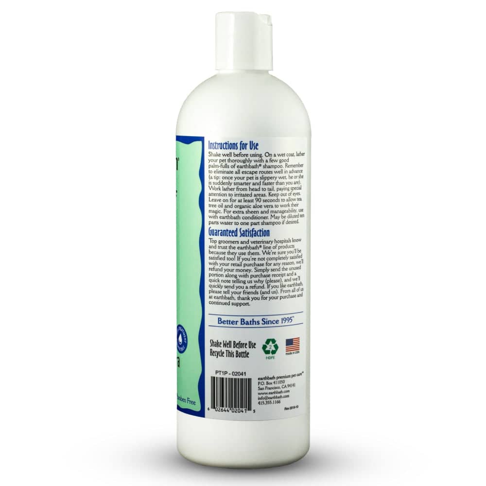 EarthBath Tea Tree & Aloe Vera Hot Spot Relief Shampoo for Dogs and Cats image 5