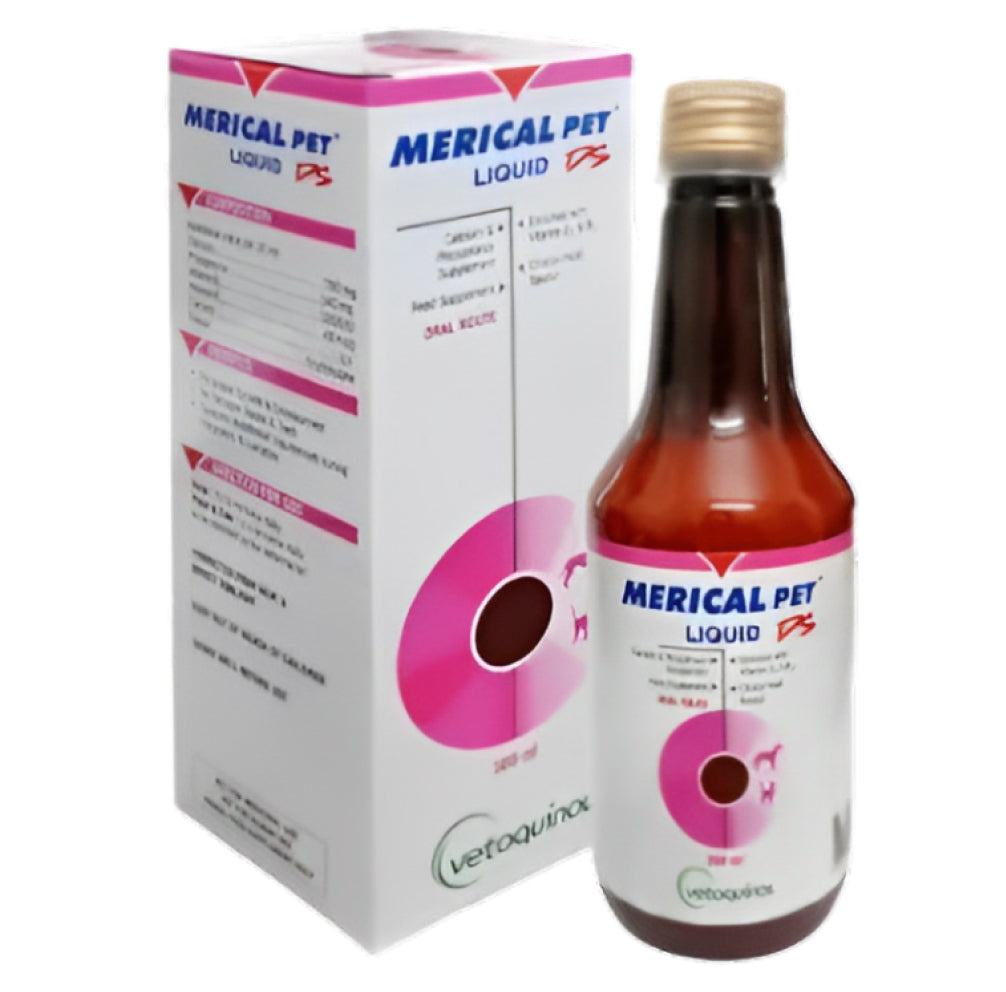 Vetoquinol Merical Pet Liquid DS Calcium & Phosphorus Supplement for Dogs and Cats image 2