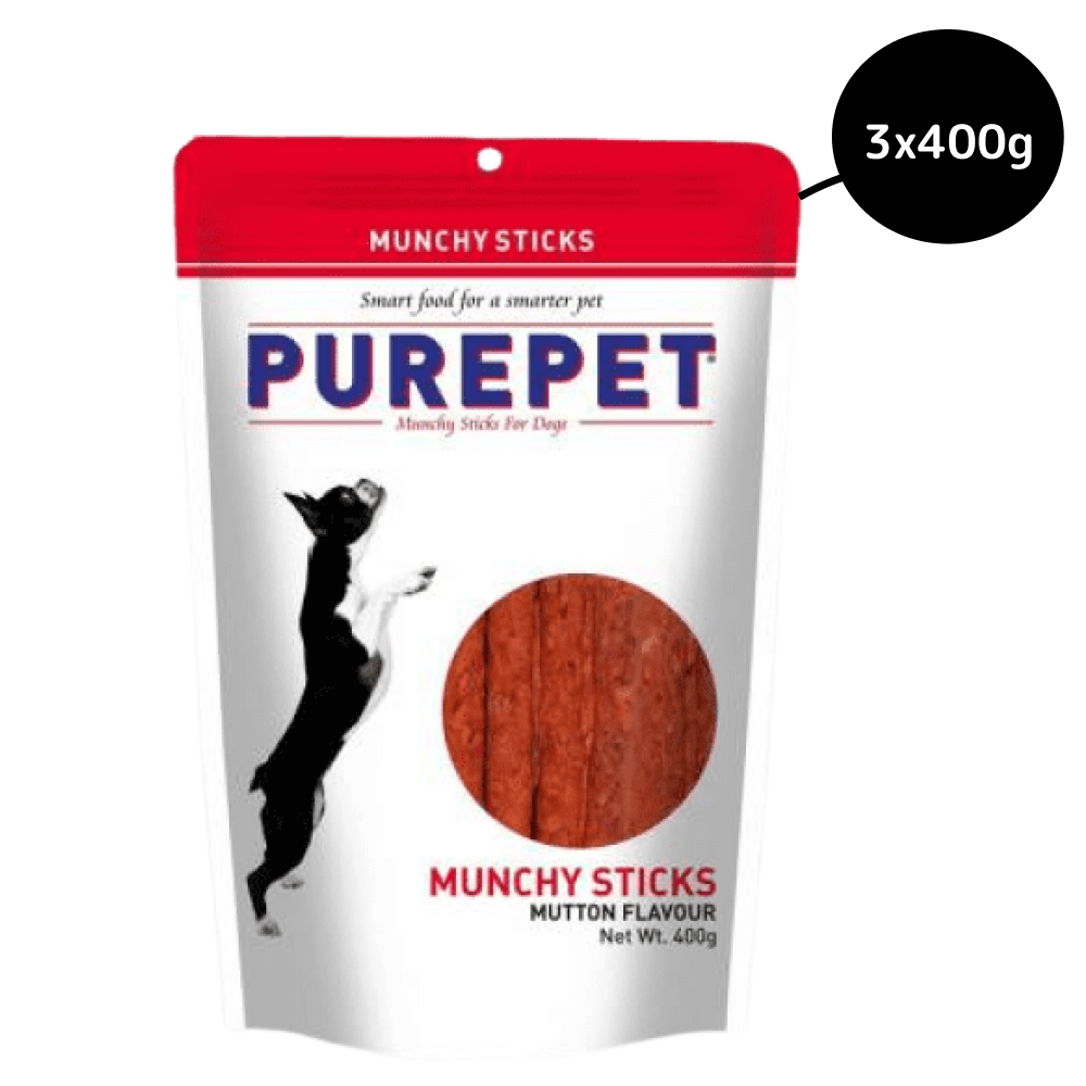 Purepet Mutton Flavour Munchy Sticks Dog Treat image 9