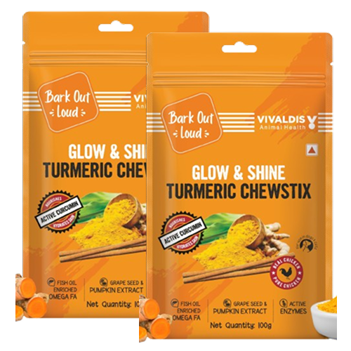 Bark Out Loud Glow and Shine Turmeric Chew Stix for Dogs and Cats image 7