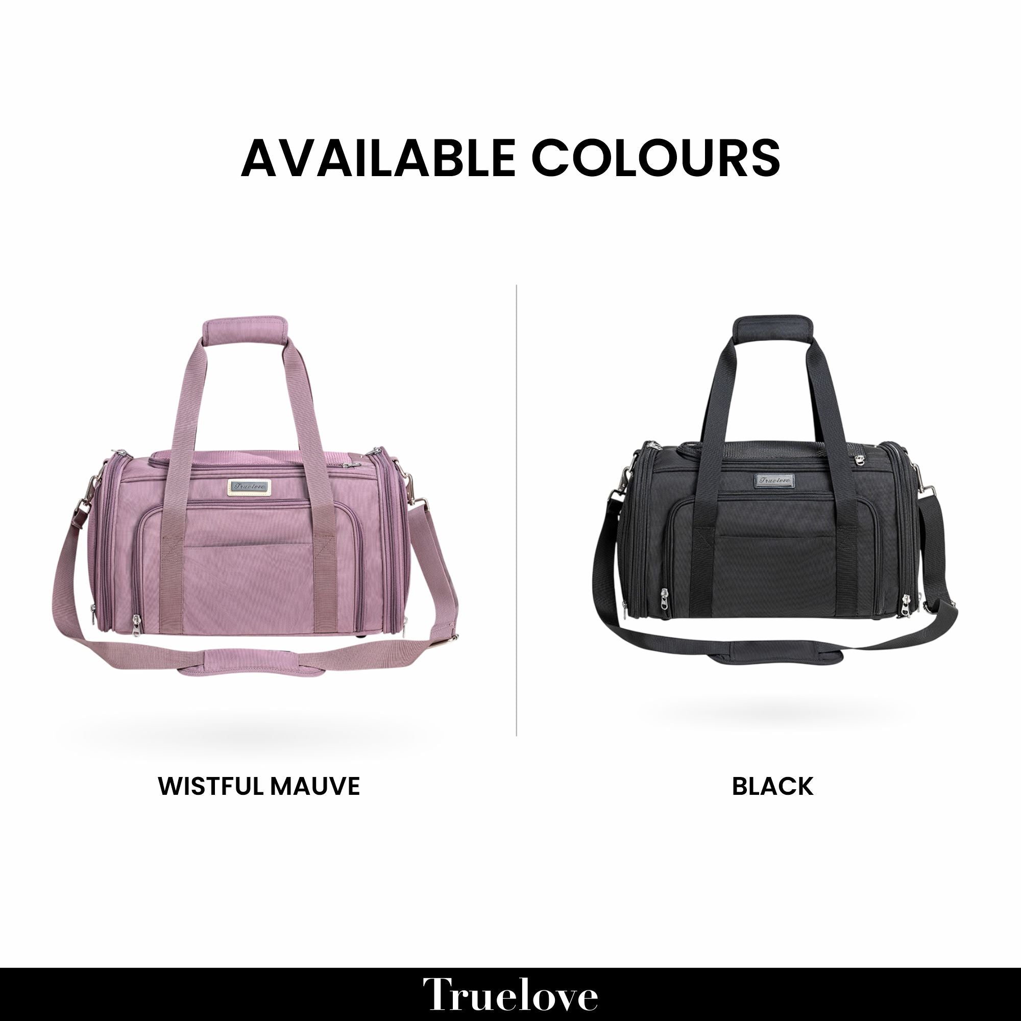 Truelove 3 Side Expandable Duffle Carrier for Dogs & Cats (Black) image 2