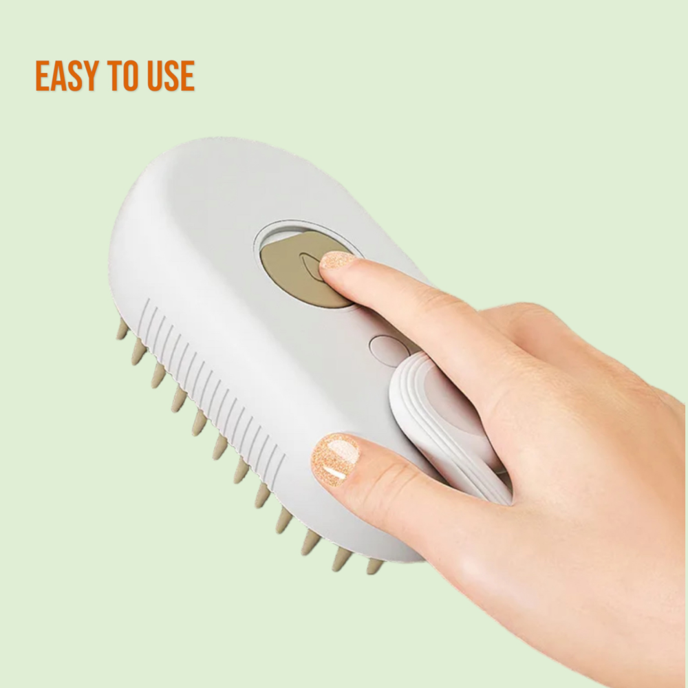Chullbull Electric Multifunctional Steam Brush for Dogs and Cats (Multicolor) image 8