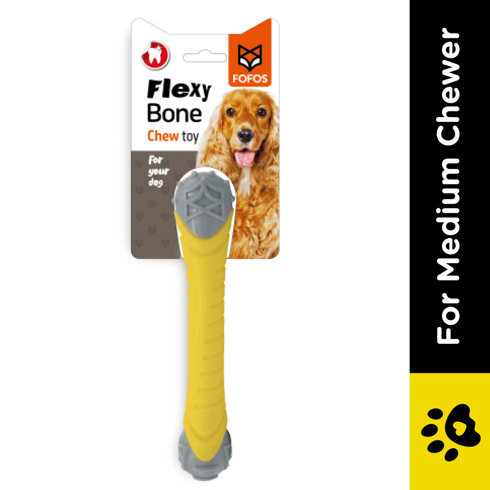 Barkbutler x Fofos Flexy Bone Chew Toy for Dogs image 2
