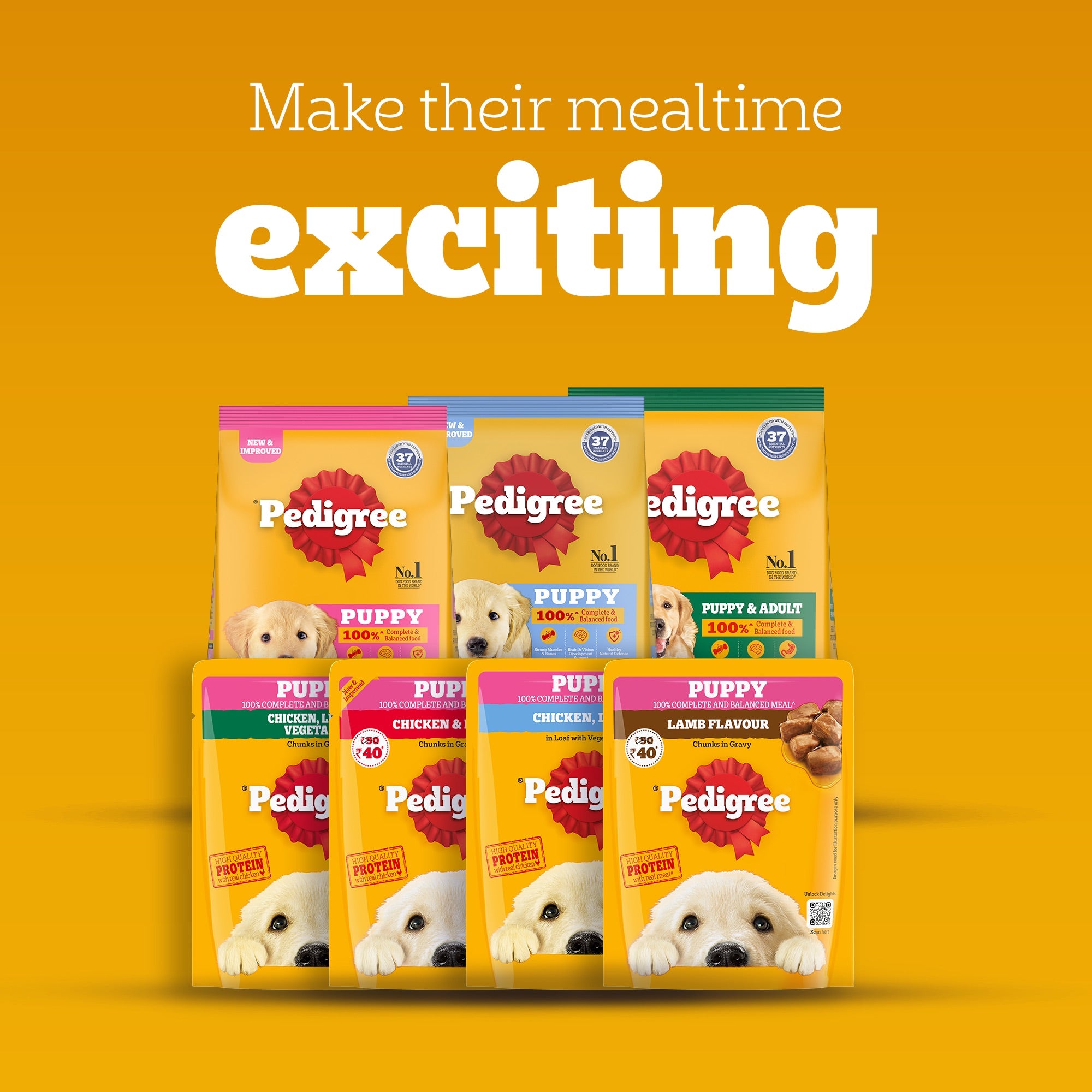 Pedigree Lamb Flavour Chunks in Gravy Puppy Wet Food image 10