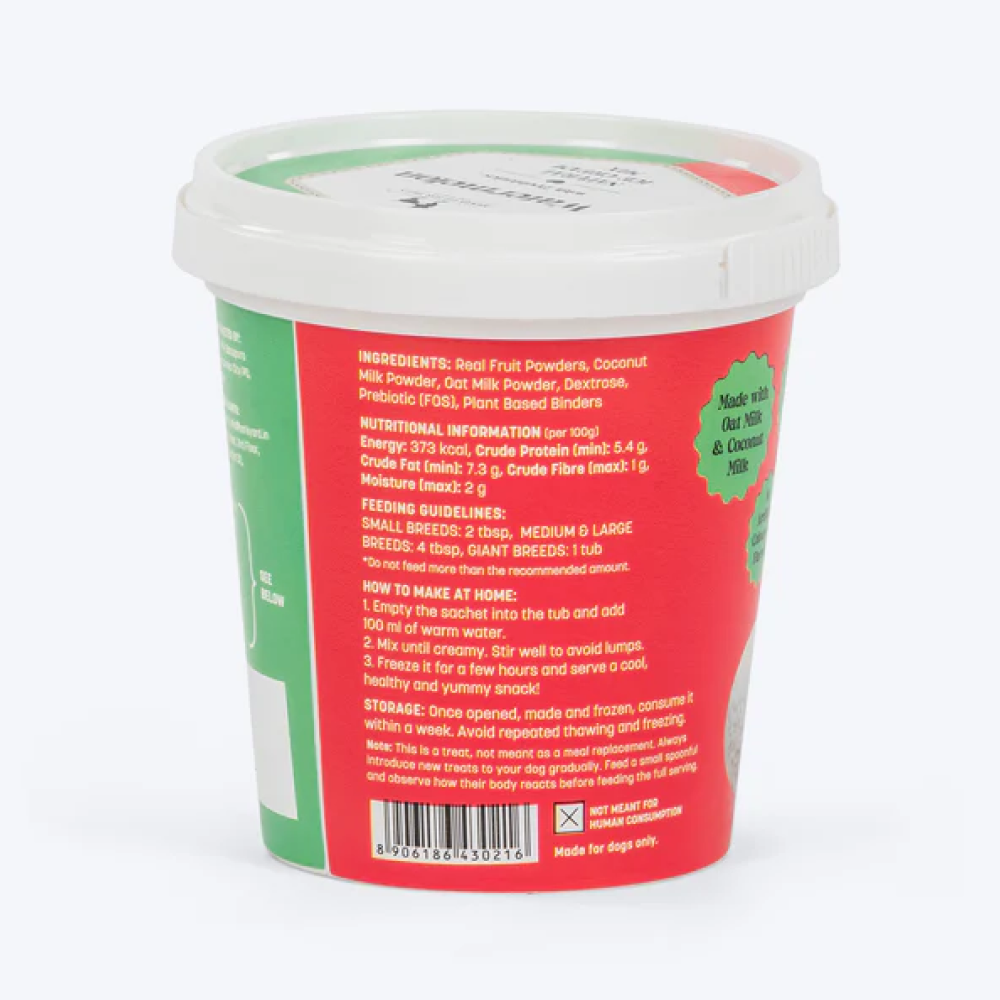 HUFT Watermelon with Prebiotics Natural Ice Cream for Dogs image 5
