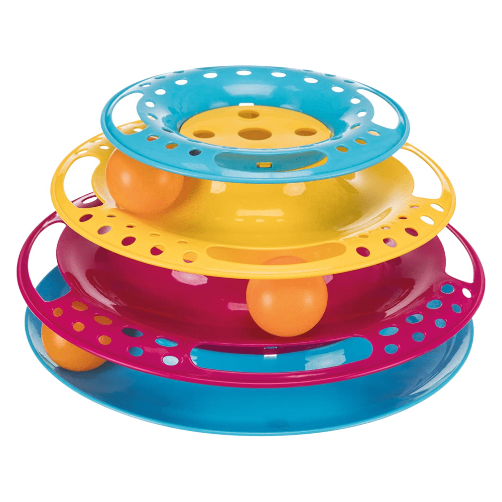 Trixie Circle Tower Catch the Balls Toy for Cats Special Offer