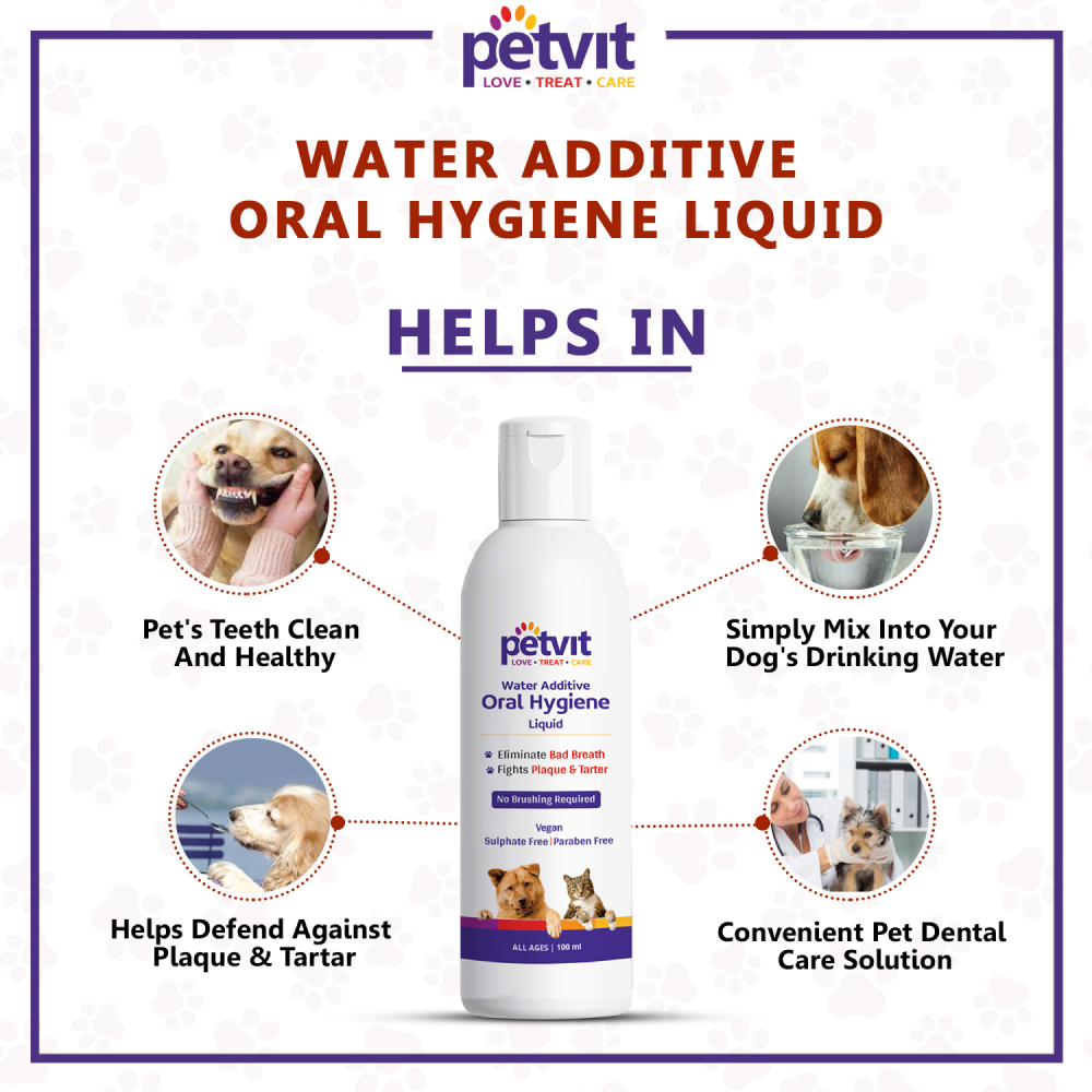 Petvit Oral Hygenic Liquid for Dogs and Cats image 5
