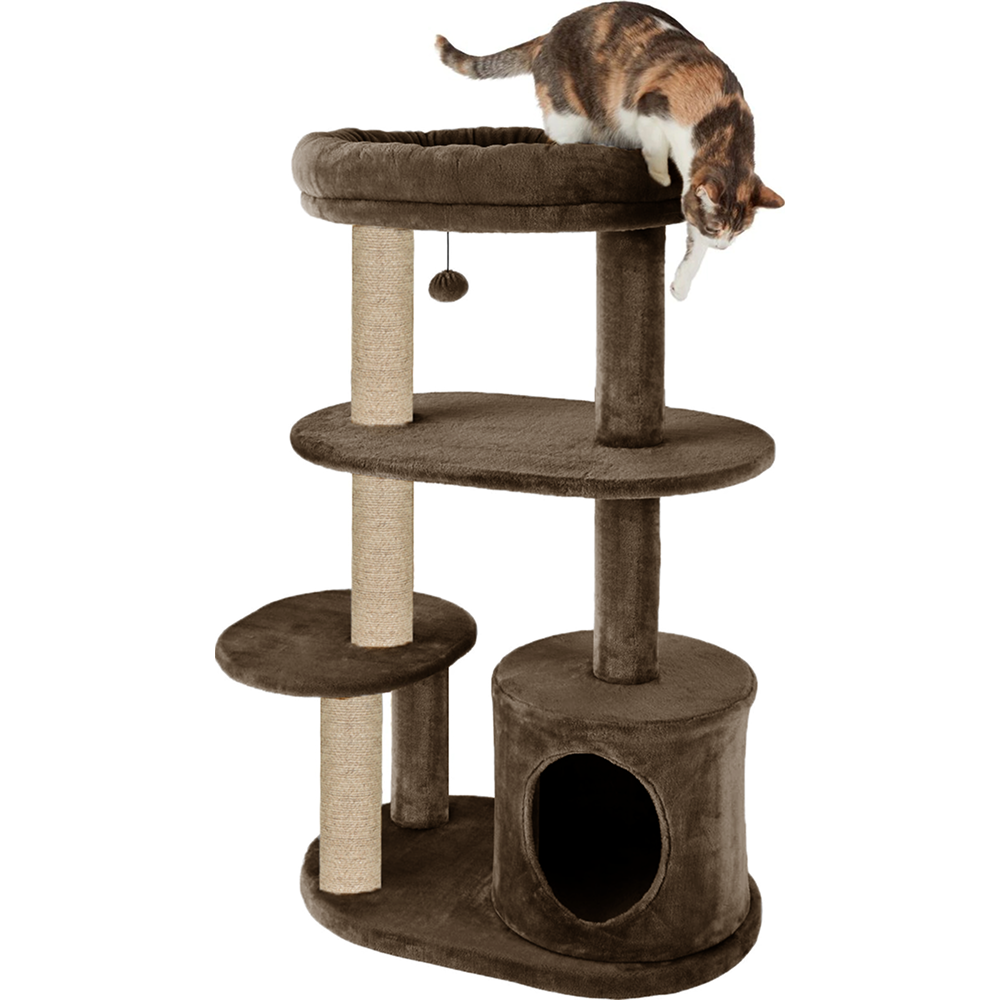Furrlovers Multi Level Plush Cat Tree with Condo & Sisal Scratching Posts