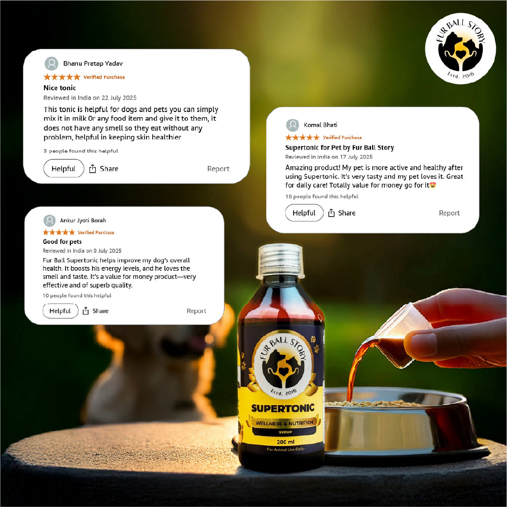 FurBall Story Supertonic Overall Wellness Syrup for Dogs and Cats image 8