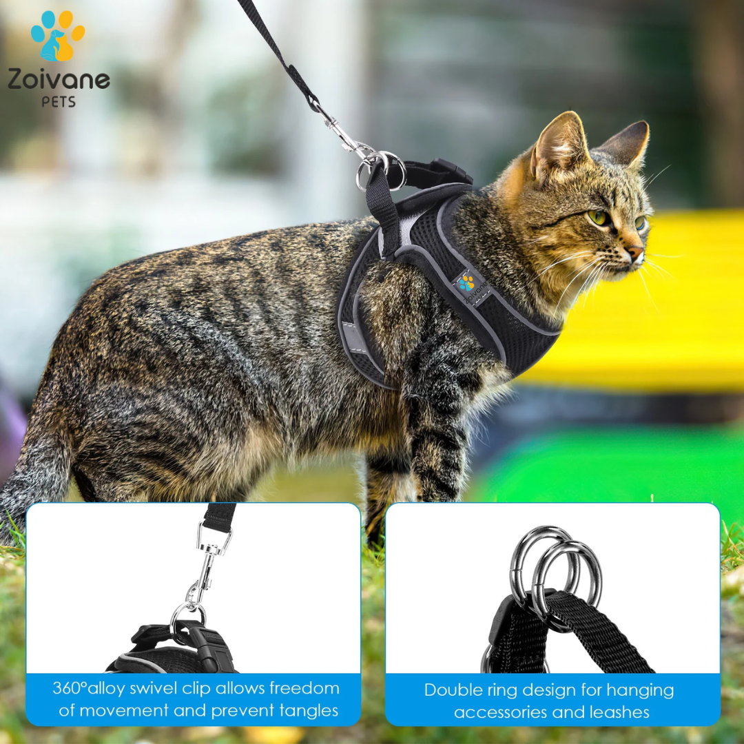 Zoivane Harness for Cats (Black) image 3