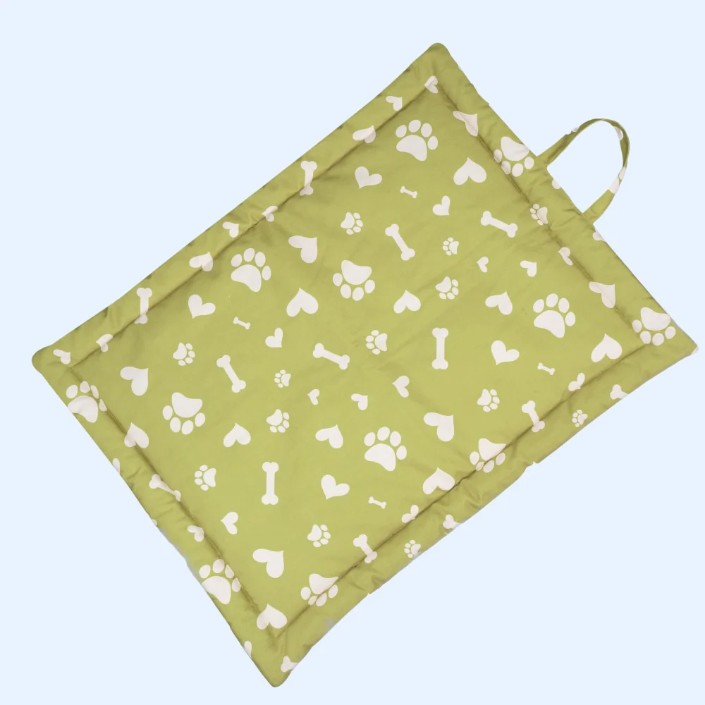 Pet Set Go Paw and Bones Heaven Mat for Dogs and Cats (Green) image 6