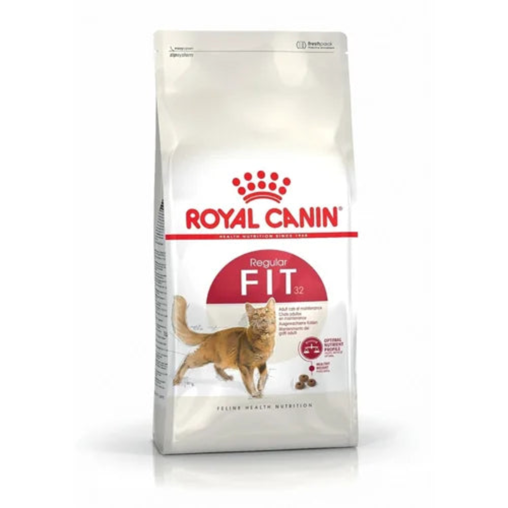 Royal Canin Fit 32 Dry Food and Hair & Skin Care Adult Cat Dry Food Combo image 3